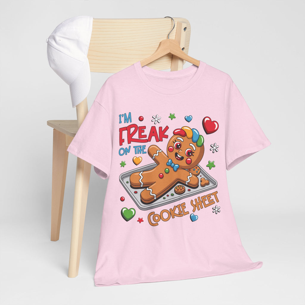 Gingerbread ‘I’m Freak on the Cookie Sheet’ Unisex Cotton Tee