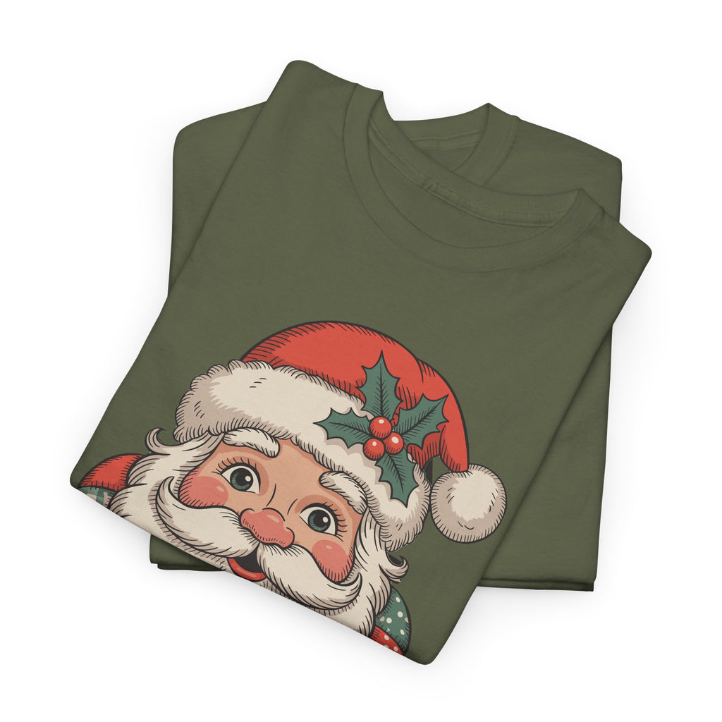 Vintage Santa Unisex Cotton Tee