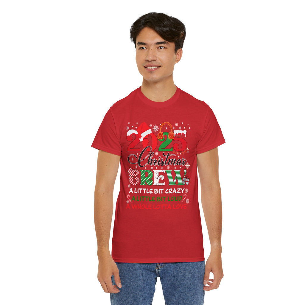 Christmas Crew 2025 Unisex Cotton Tee