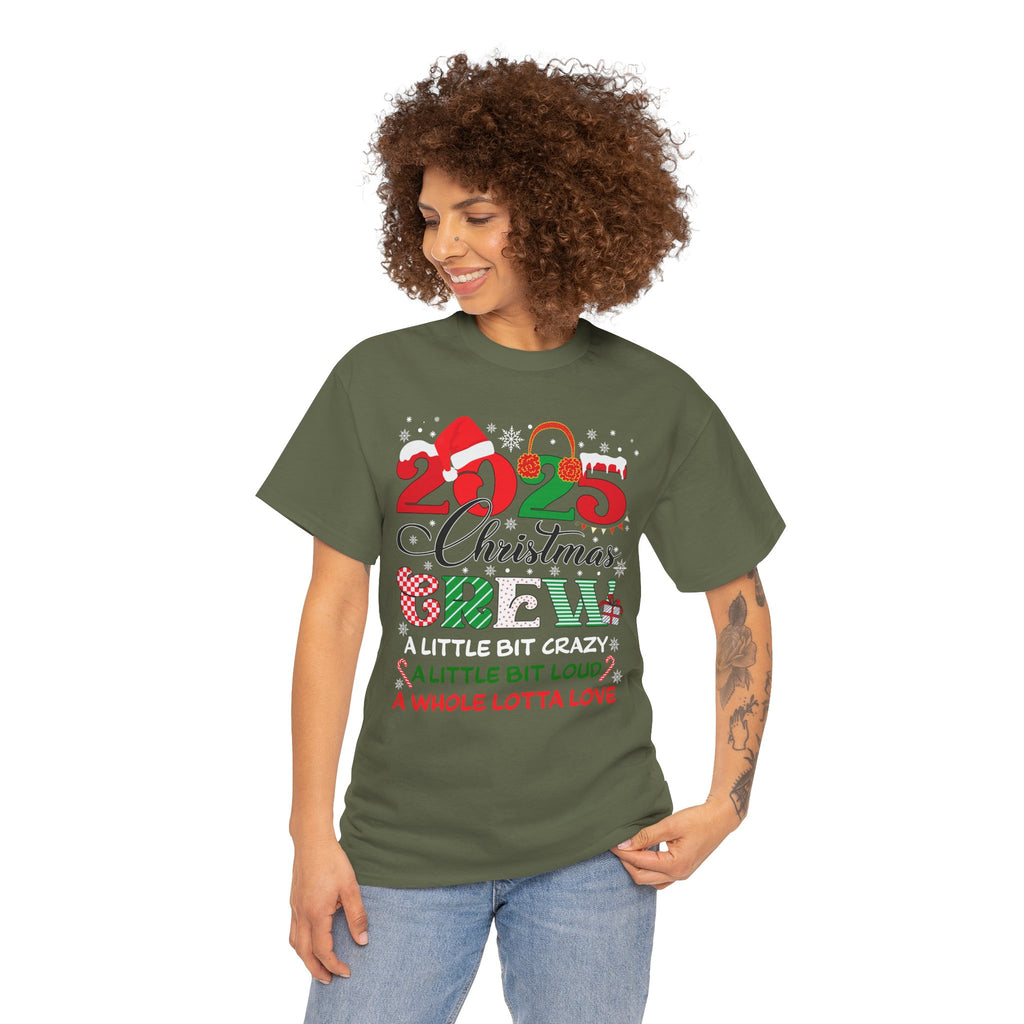 Christmas Crew 2025 Unisex Cotton Tee