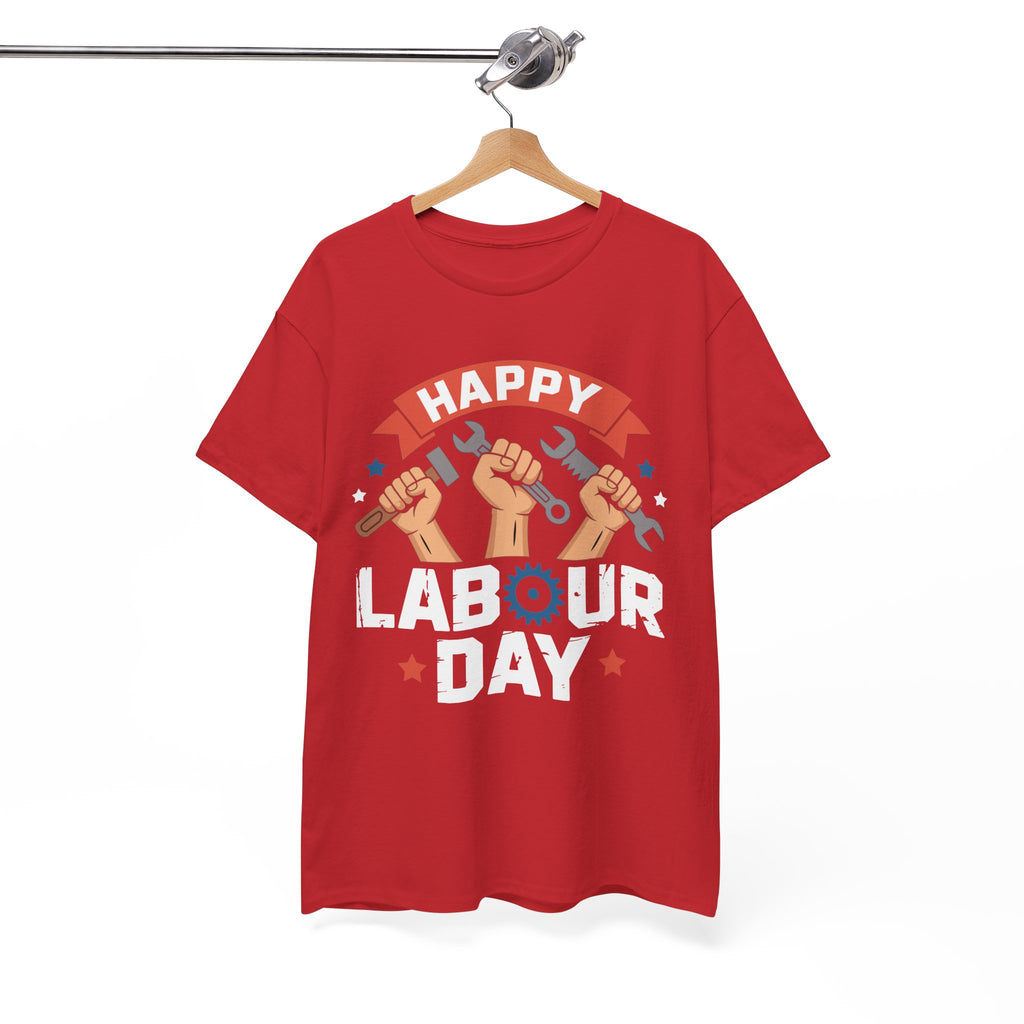 Happy US Labour Day Unisex Heavy Cotton T-Shirt