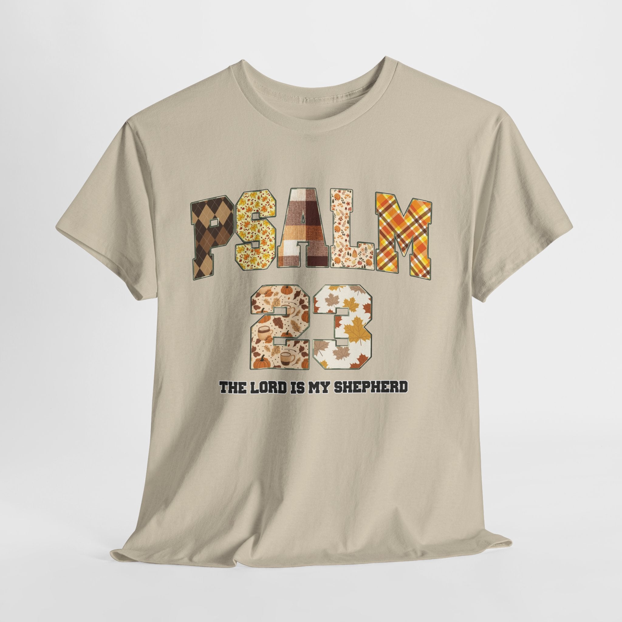 Psalm 23 Patchwork Unisex Cotton Tee