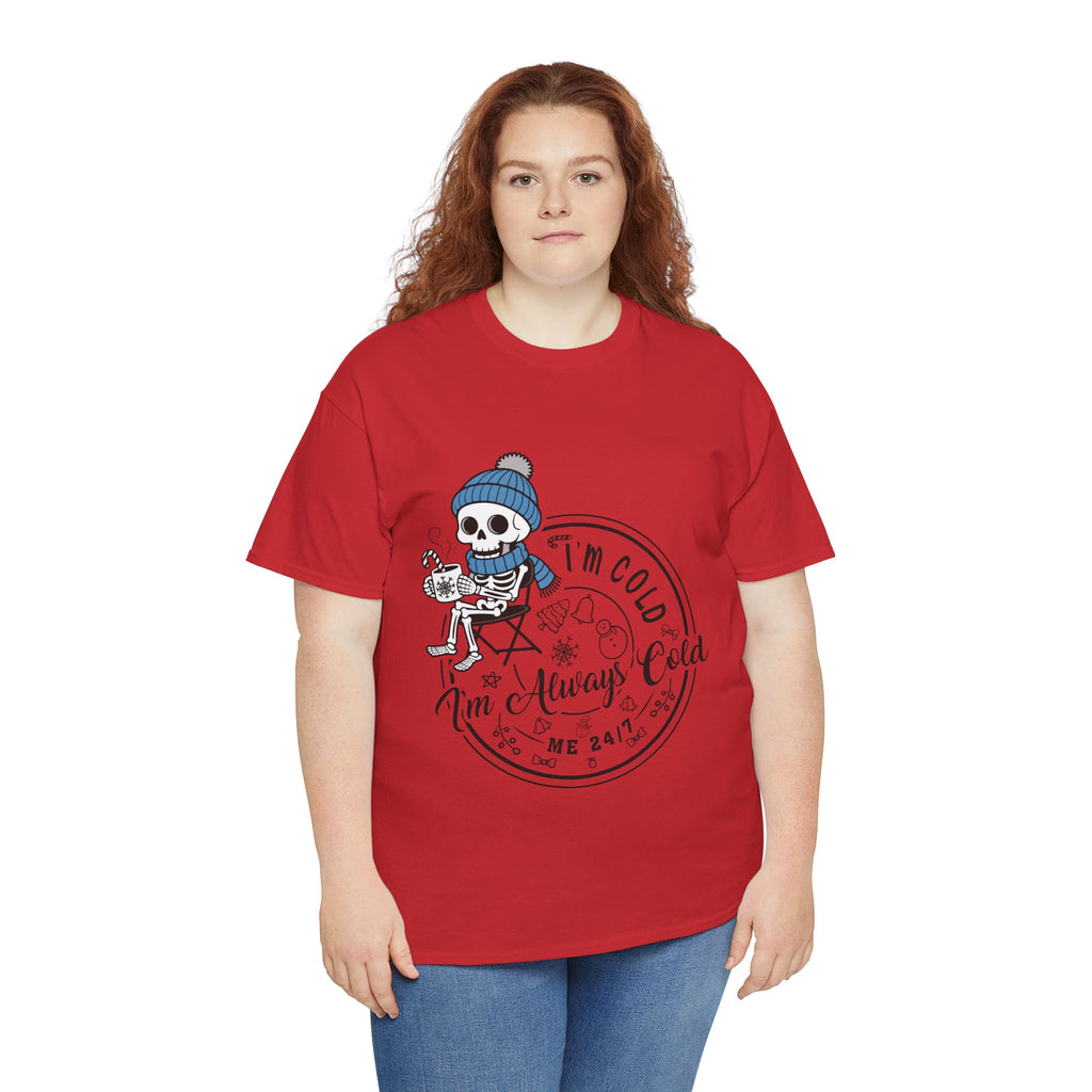 Cozy Skeleton Unisex Cotton Tee