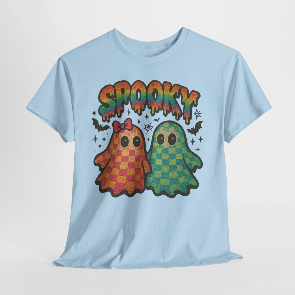 Spooky Pastel Ghosts Unisex Cotton Tee