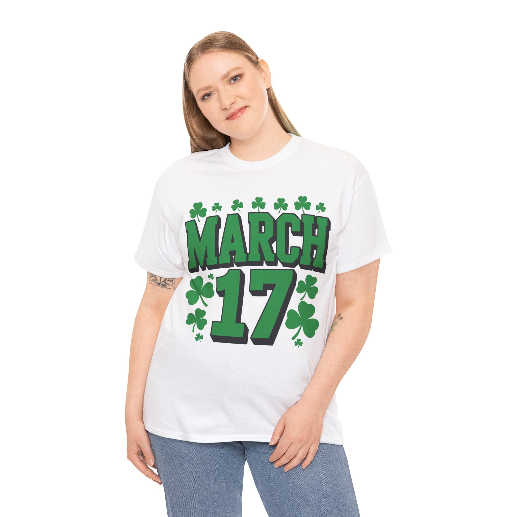 St. Patrick’s Day March 17 Shamrock Unisex Cotton T‑Shirt