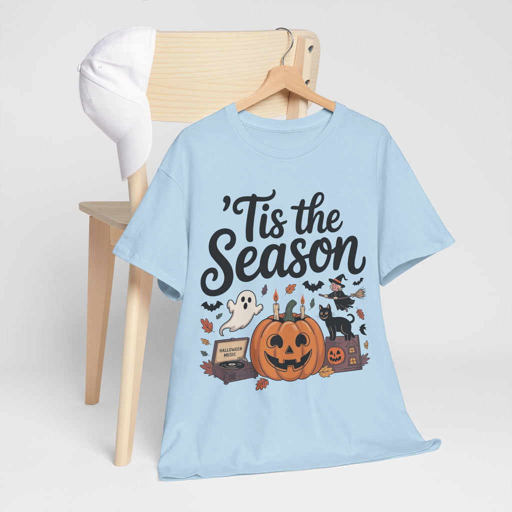 Holiday Season Unisex Cotton T-Shirt - Tis the Season Design