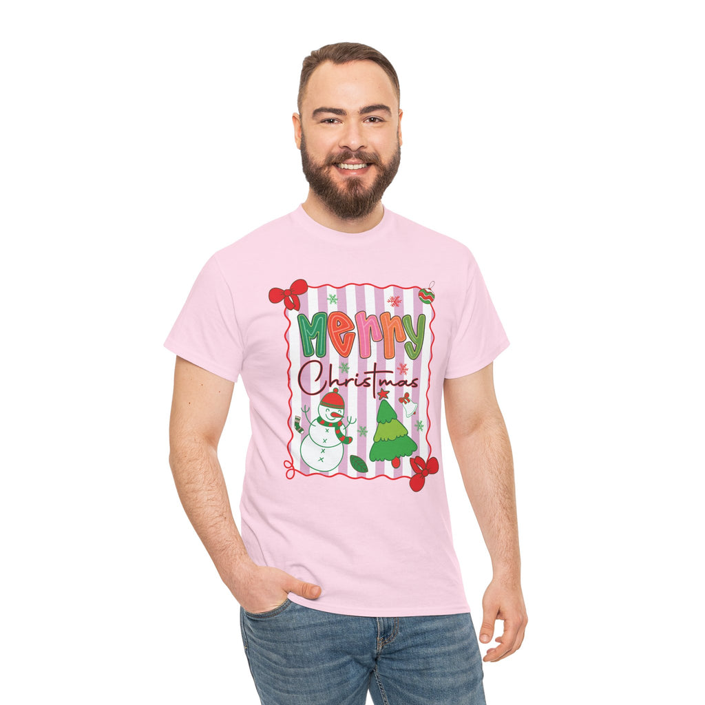 Christmas Snowman Unisex Cotton Tee
