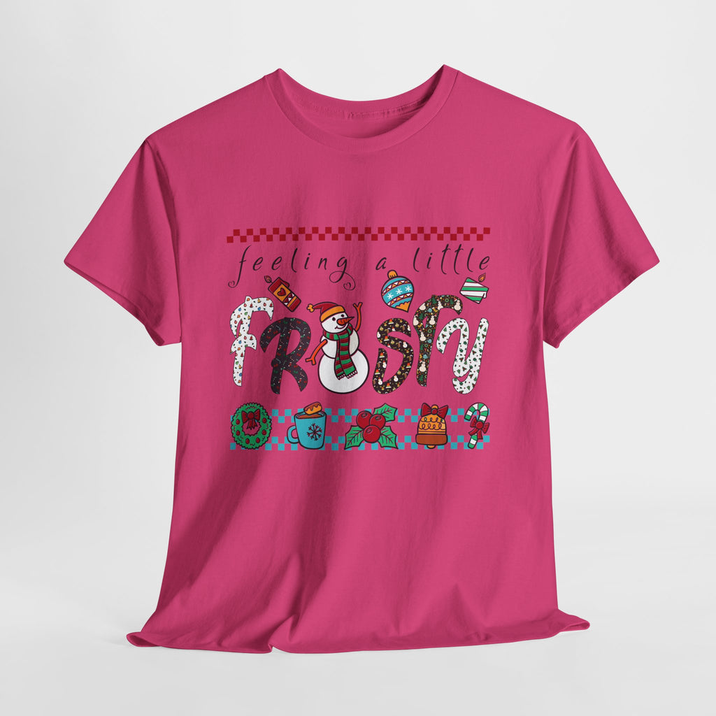 Christmas Frosty Unisex Cotton Tee