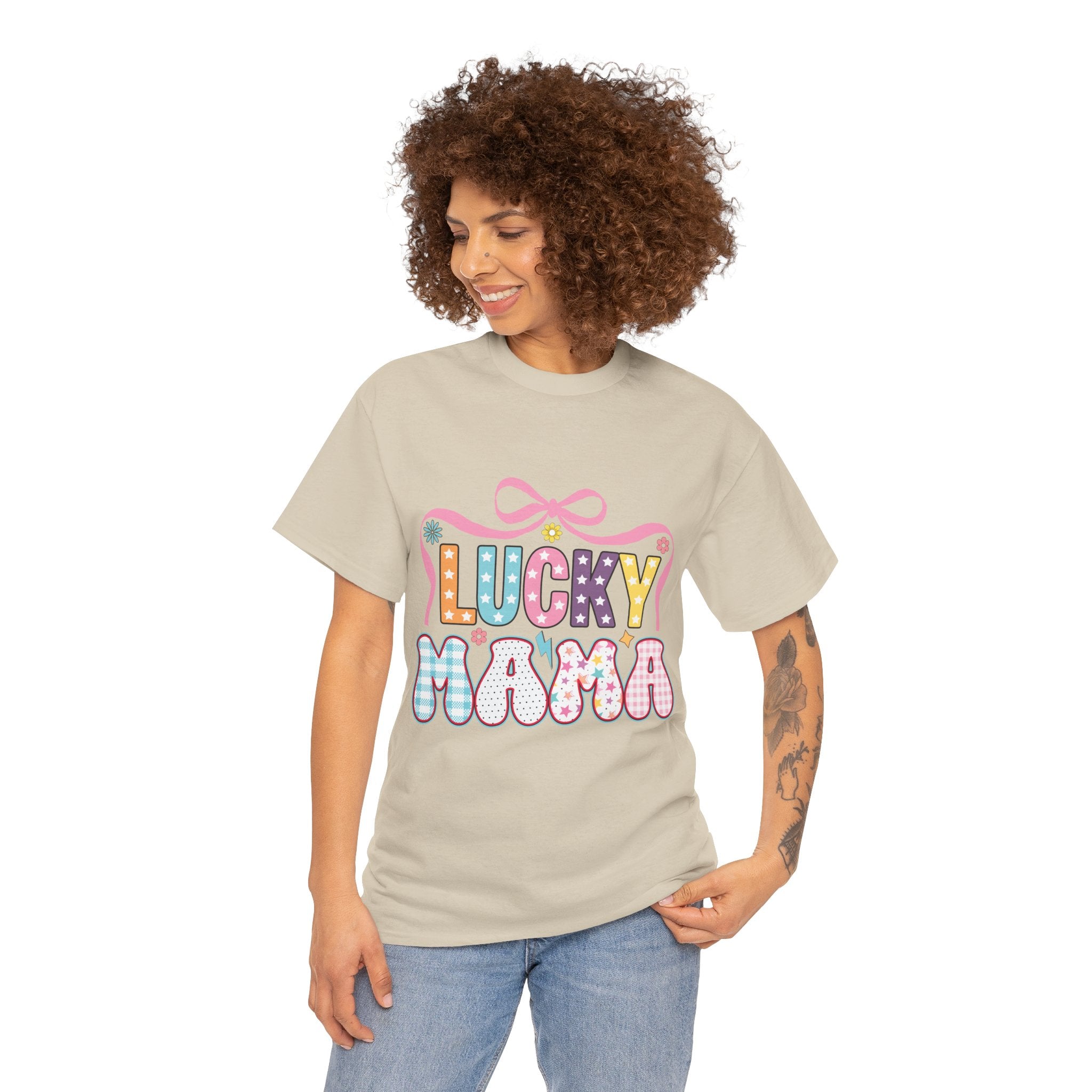 Lucky Mama Unisex Cotton Tee