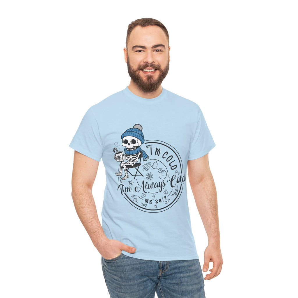 Cozy Skeleton Unisex Cotton Tee