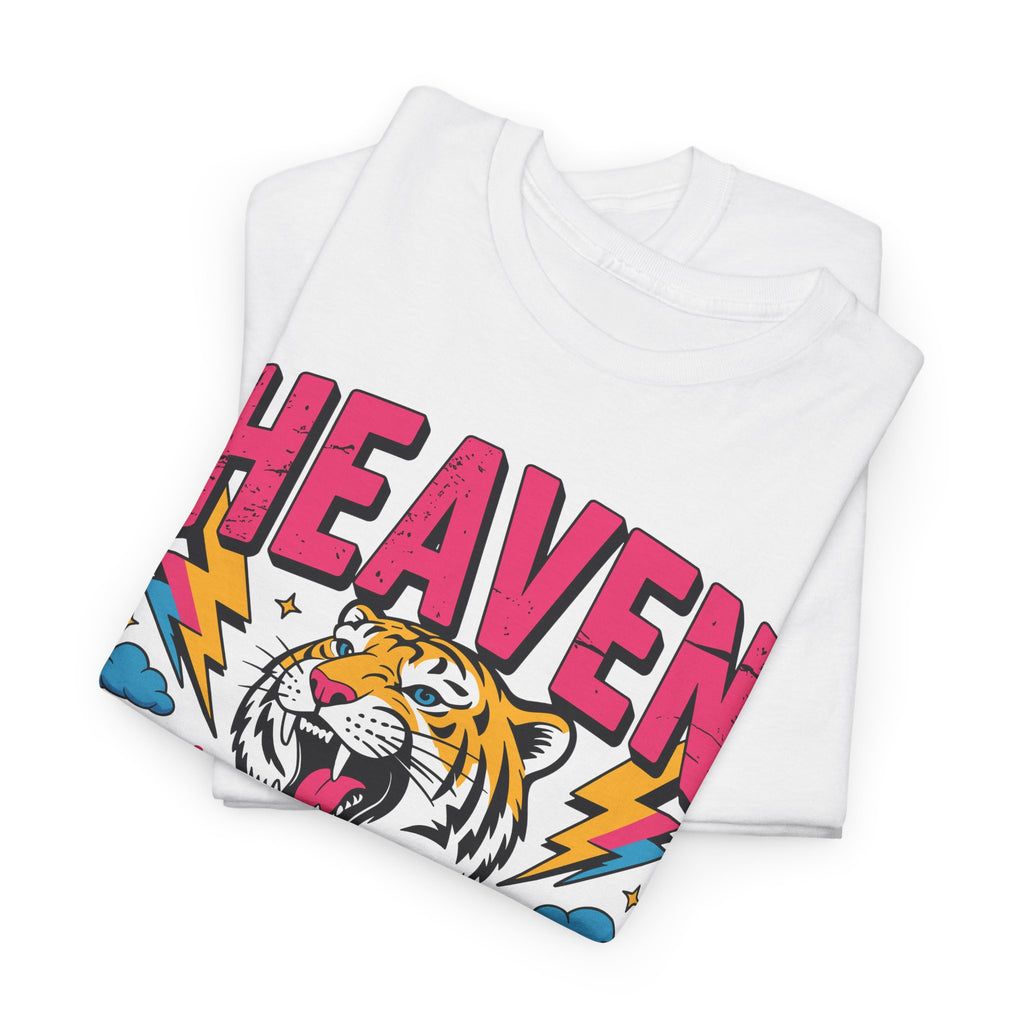 Psalm 19:1 Tiger Praise T-Shirt — Bold Christian Roaring Tiger Graphic.Unisex Cotton Tee