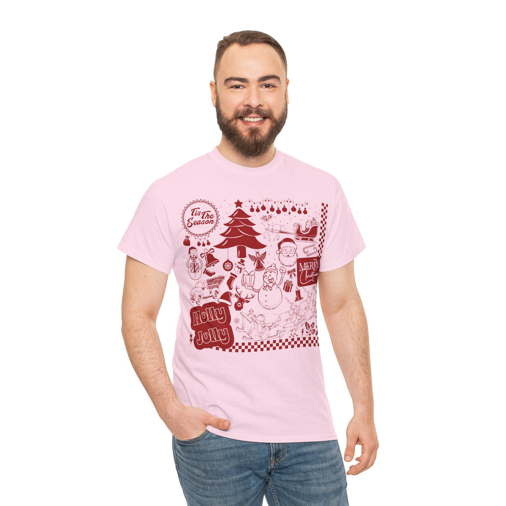Christmas Festive Unisex Cotton T-shirt