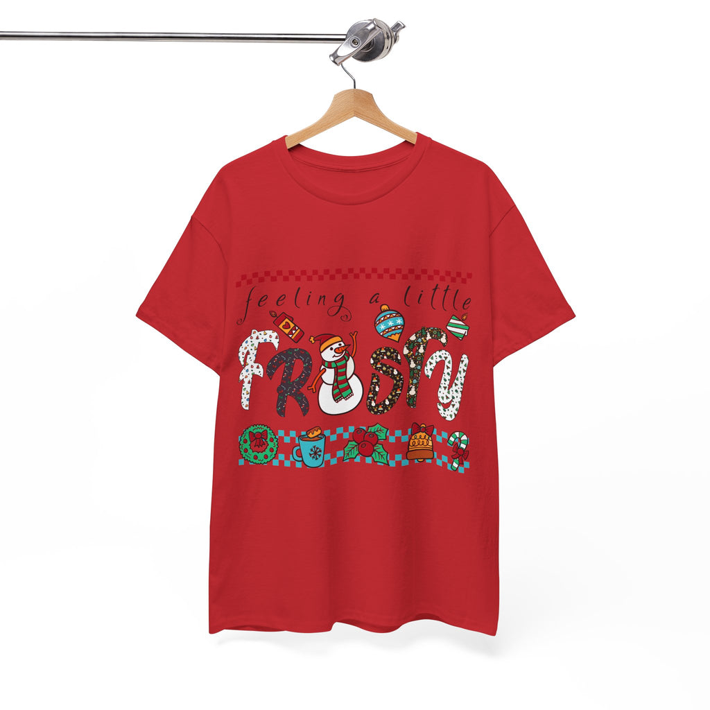 Christmas Frosty Unisex Cotton Tee