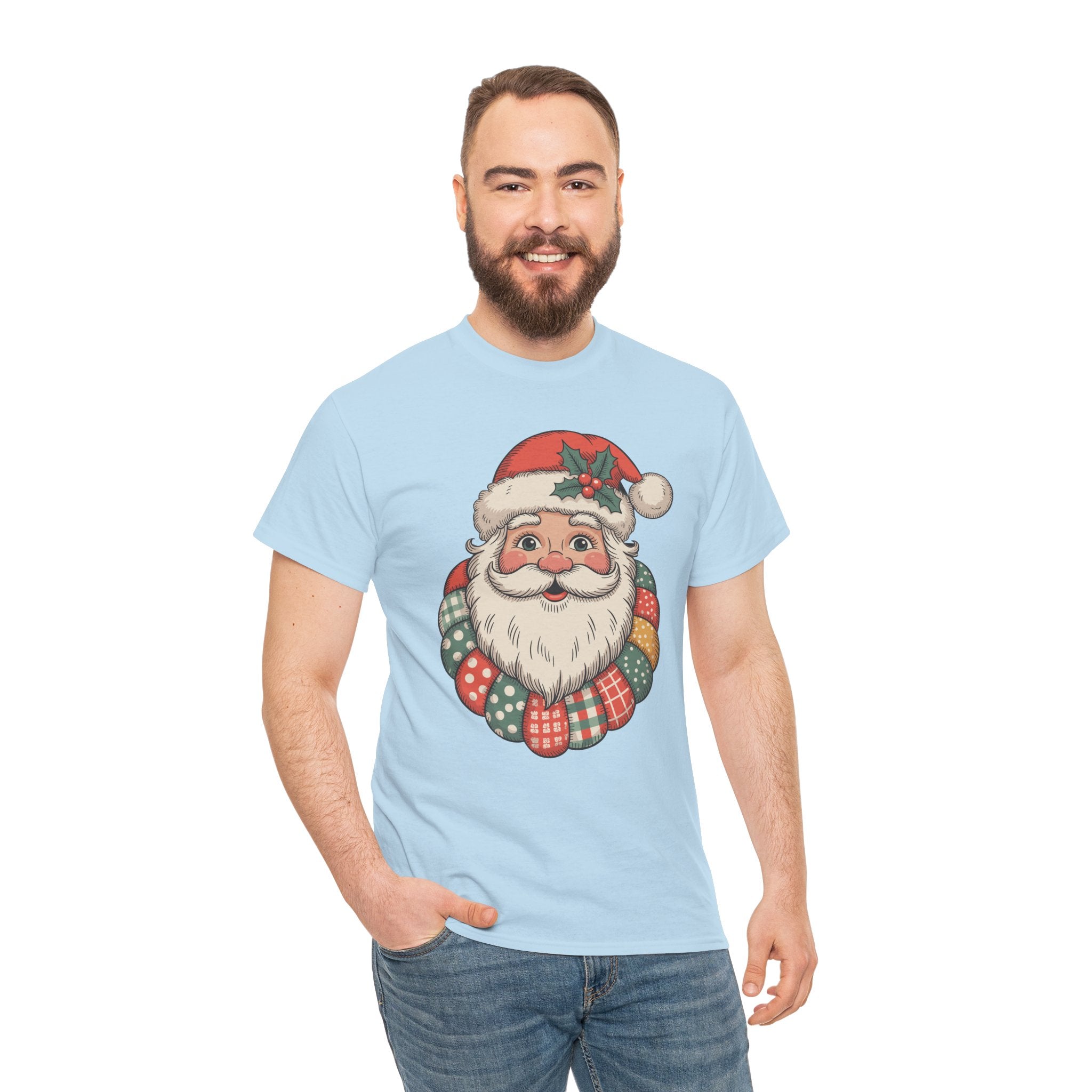 Vintage Santa Unisex Cotton Tee