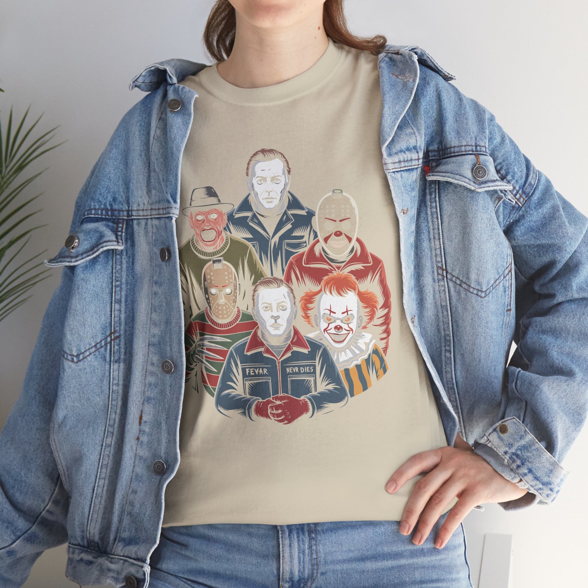 Horror Icons Unisex Cotton Tee