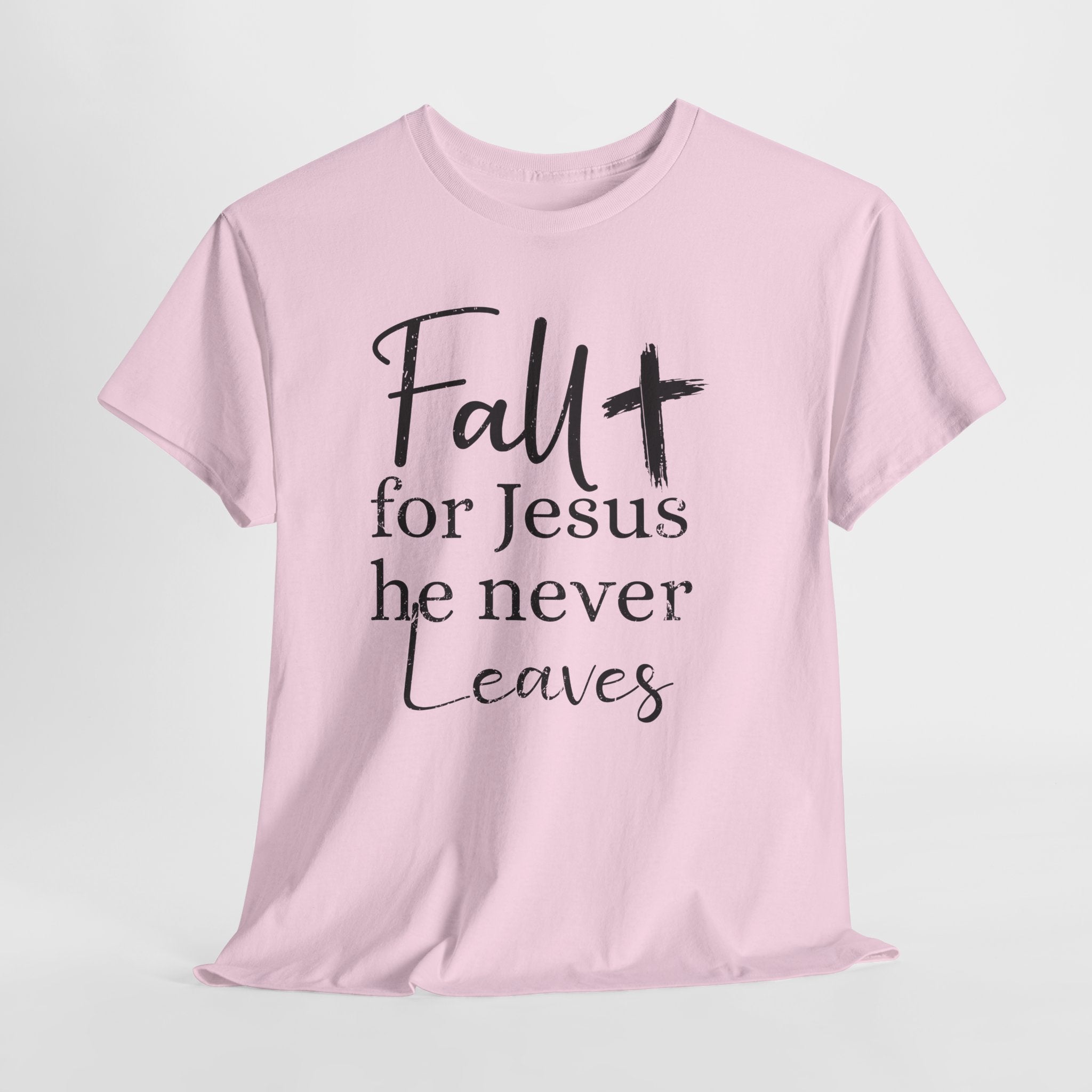 Fall for Jesus Pumpkin Church Unisex Cotton T-Shirt
