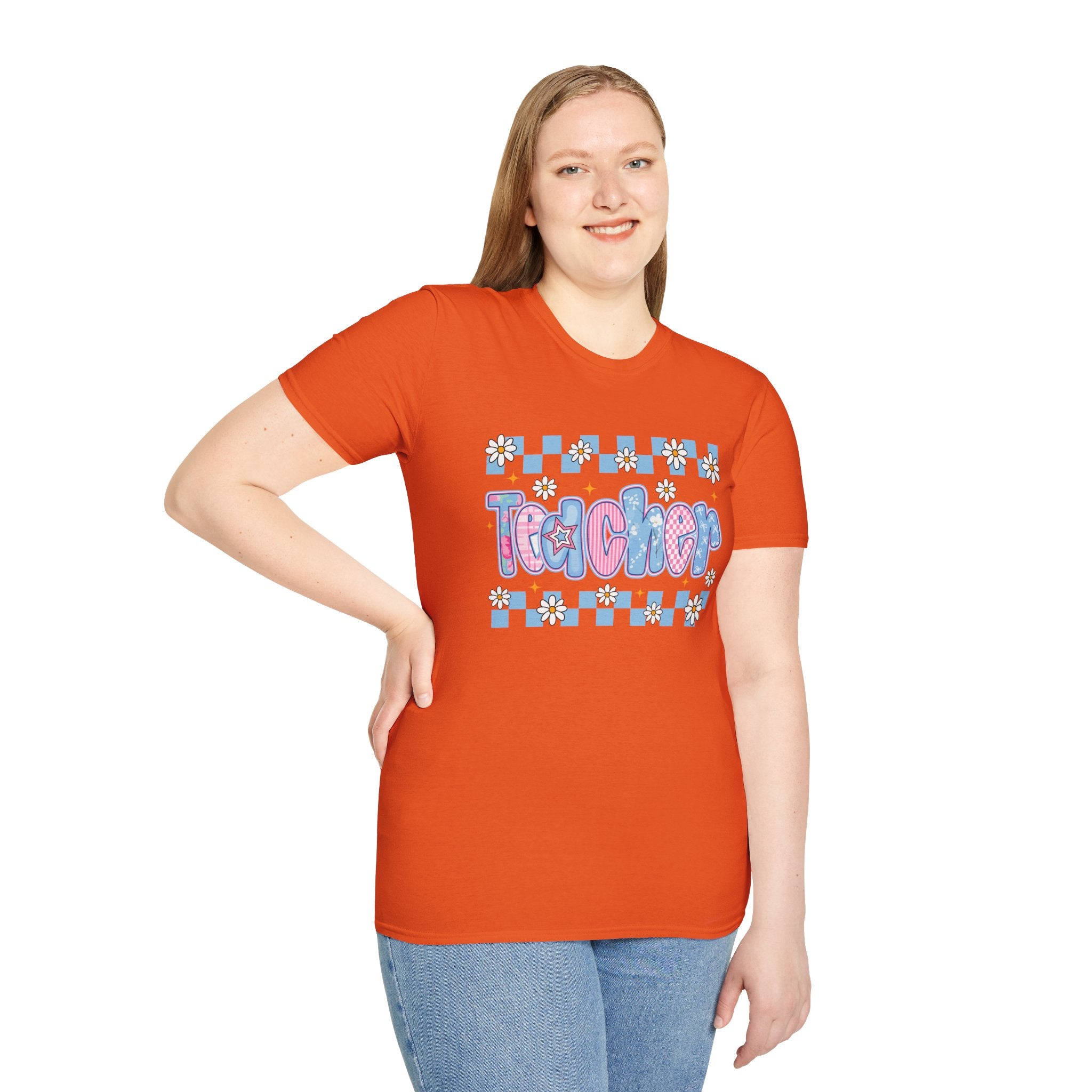 Teacher Vibes Unisex Softstyle T-Shirt