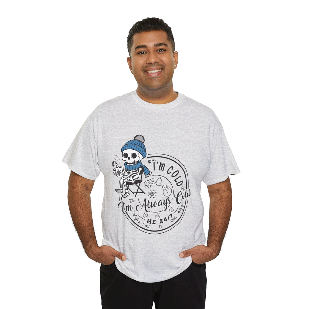 Cozy Skeleton Unisex Cotton Tee