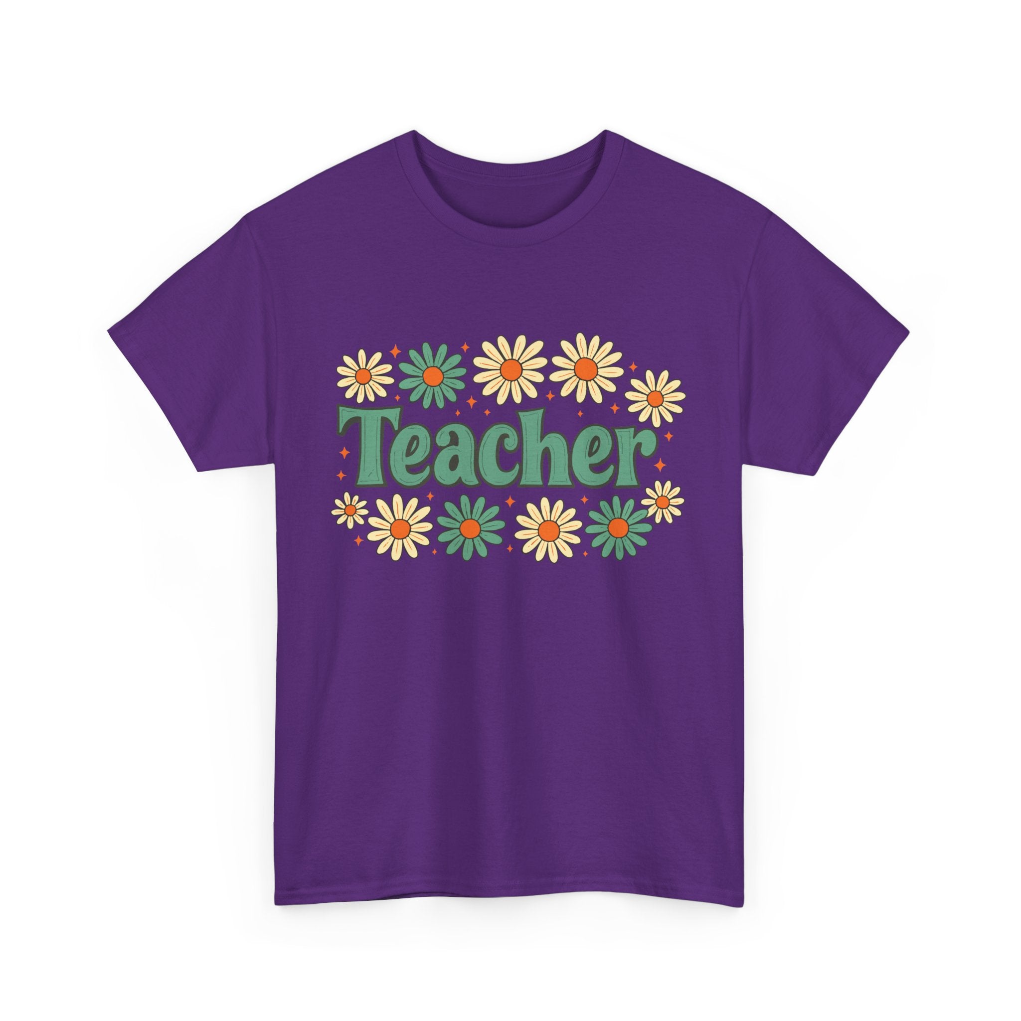 Floral Teacher Tee - Perfect Gift for Educators