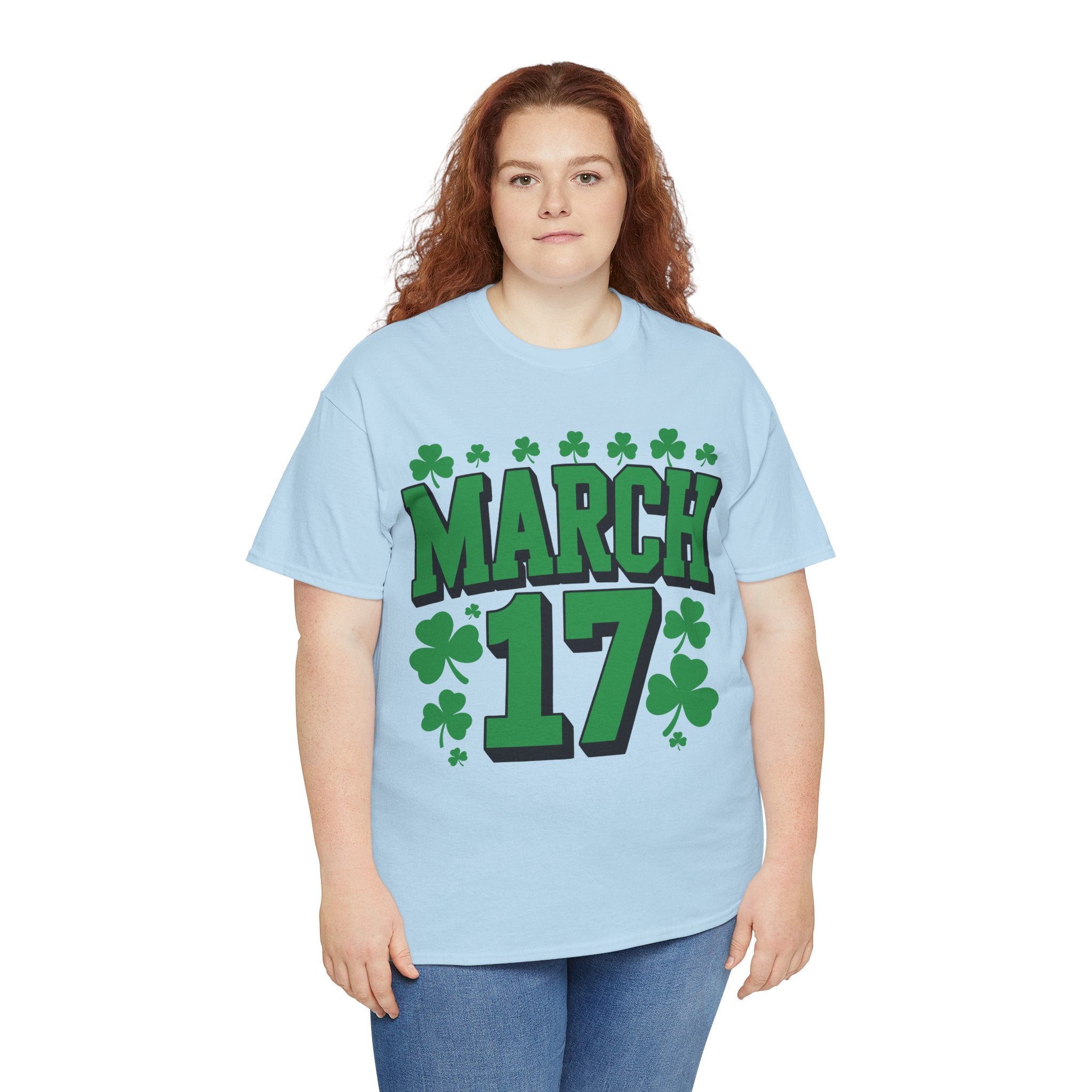 St. Patrick’s Day March 17 Shamrock Unisex Cotton T‑Shirt