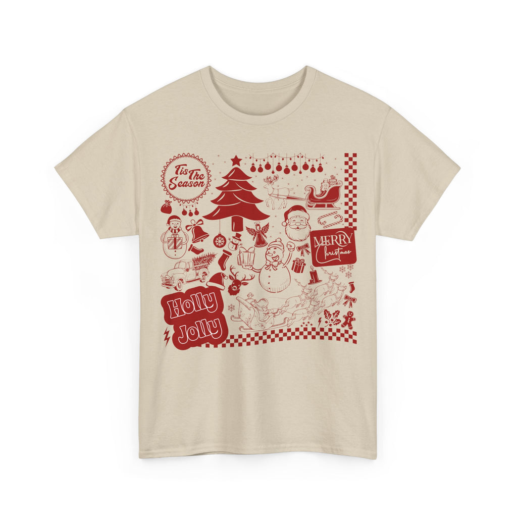 Christmas Festive Unisex Cotton T-shirt