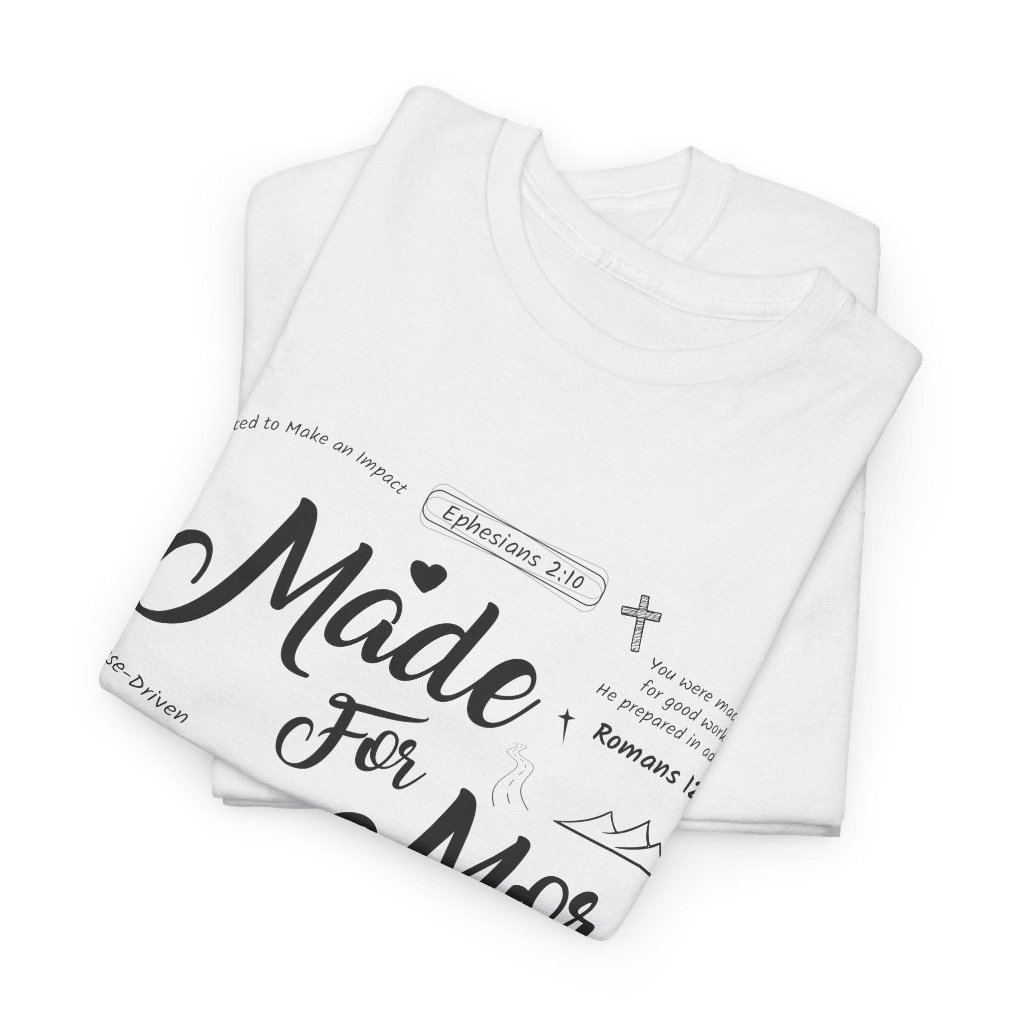 Made For More Faith T-Shirt — Inspirational Bible Verse Unisex Cotton Tee