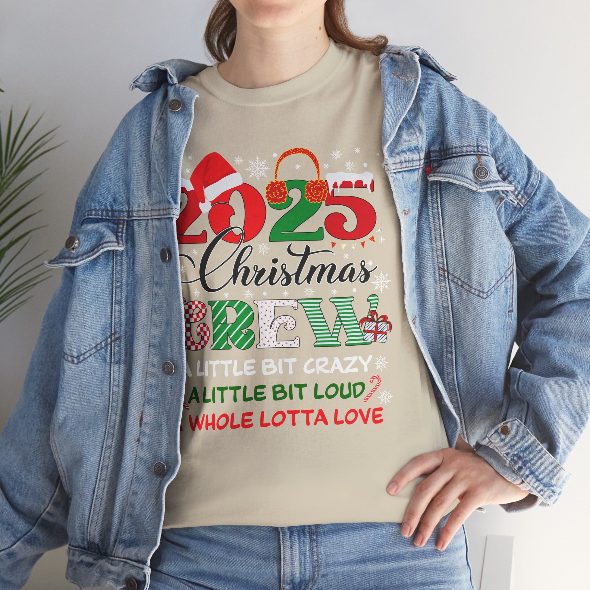 Christmas Crew 2025 Unisex Cotton Tee