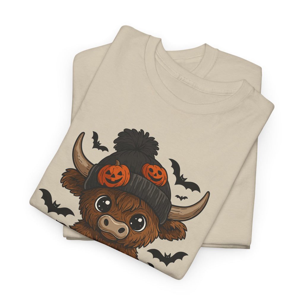 Halloween Cow Unisex Cotton Tshirt