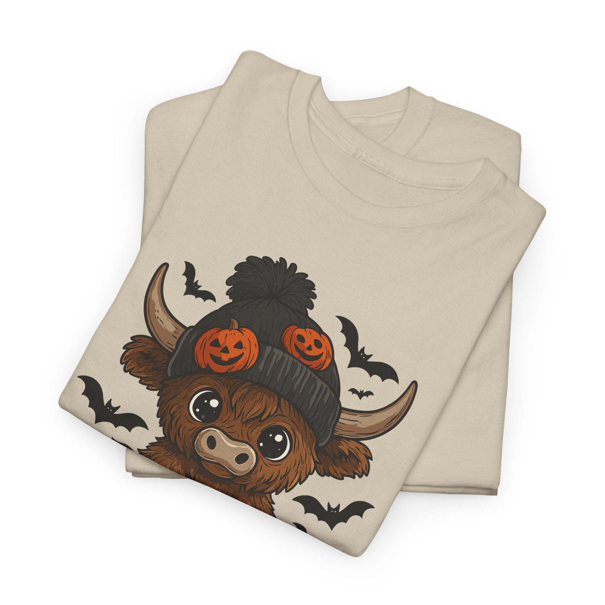 Halloween Cow Unisex Cotton Tshirt