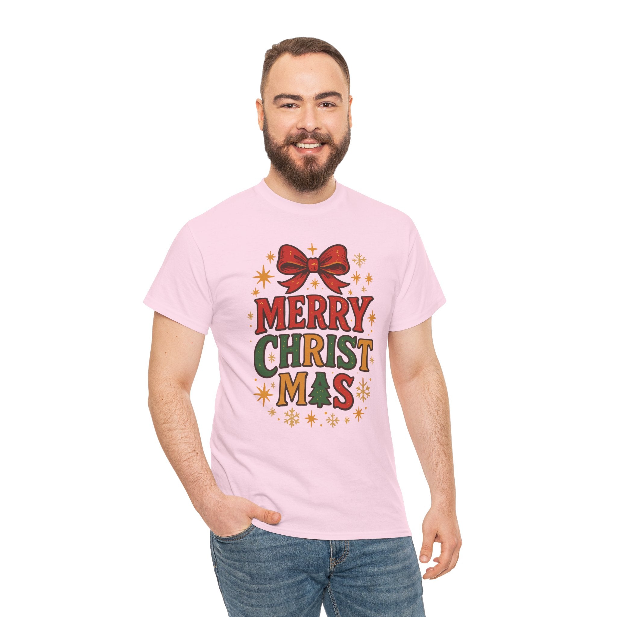 Merry Christmas Unisex Cotton Tee