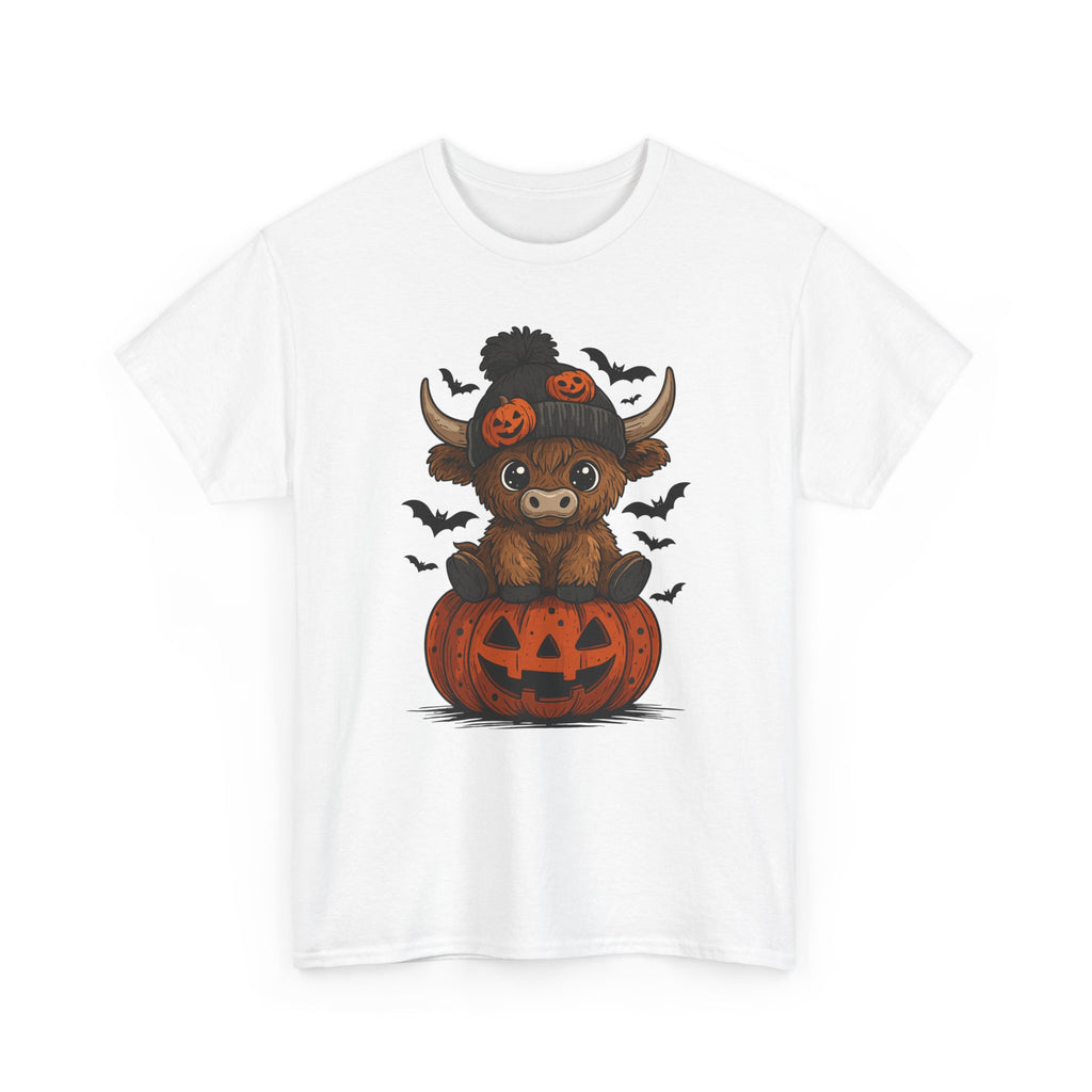 Halloween Cow Unisex Cotton Tshirt