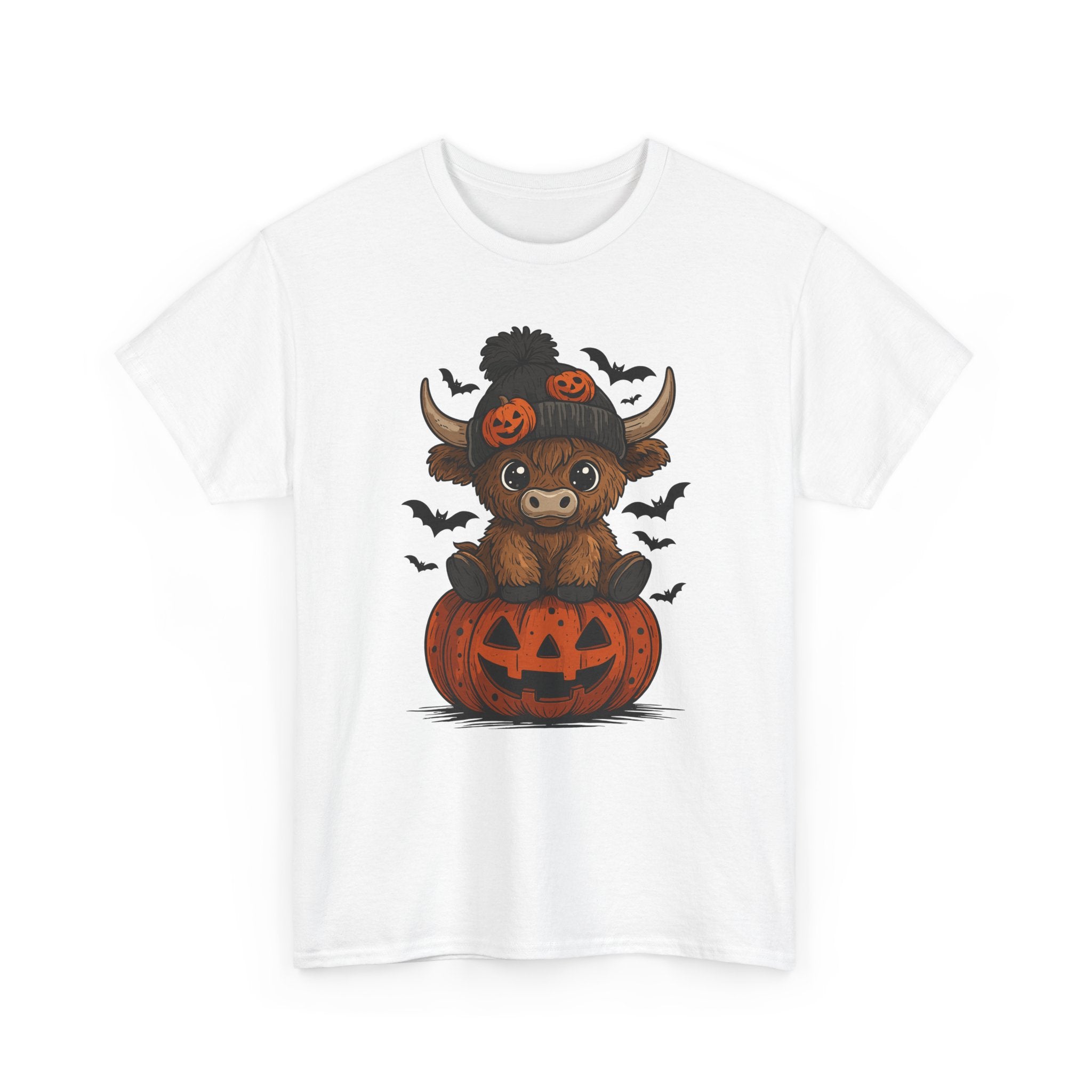 Halloween Cow Unisex Cotton Tshirt