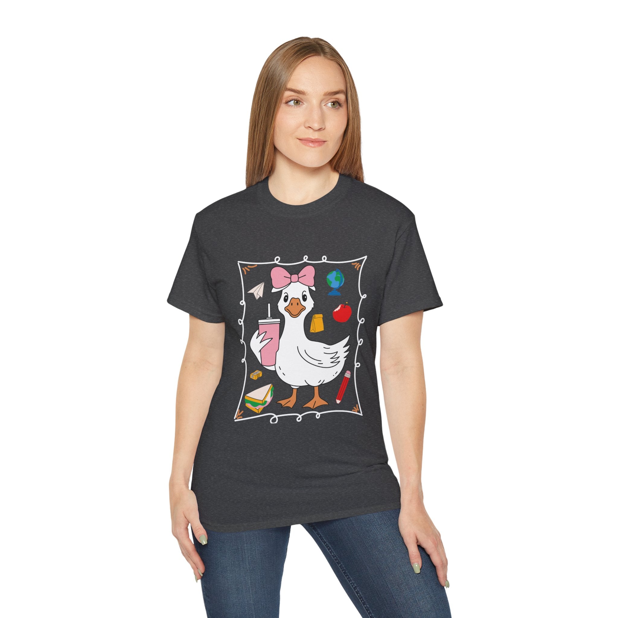 Cute Goose Graphic Tee- Unisex
