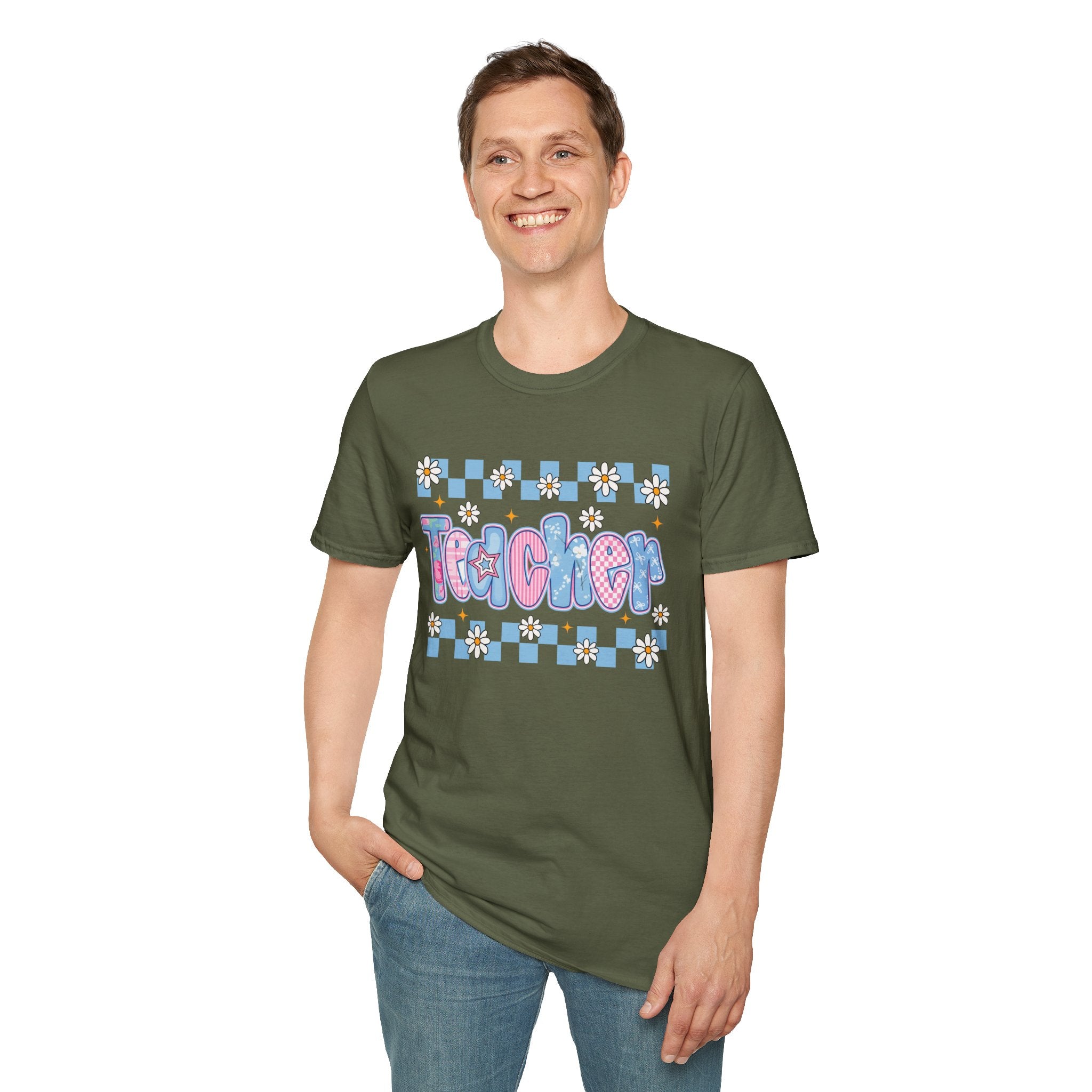 Teacher Vibes Unisex Softstyle T-Shirt