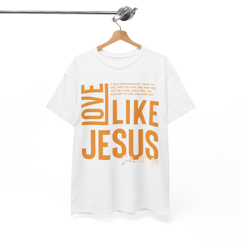 Love Like Jesus T-Shirt — John 13:34 Christian Unisex Cotton Tee