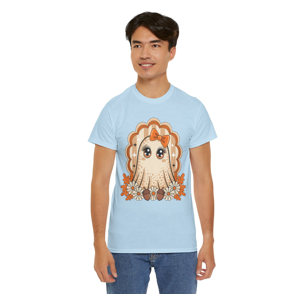 Ghost and Daisies Unisex Cotten Tee