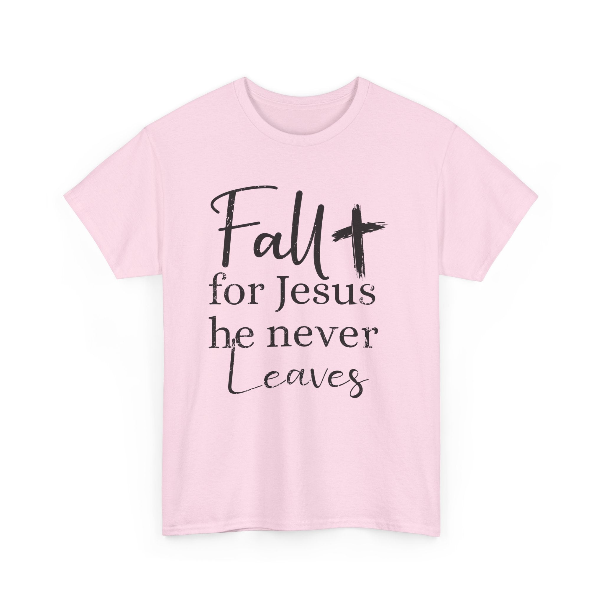 Fall for Jesus Pumpkin Church Unisex Cotton T-Shirt