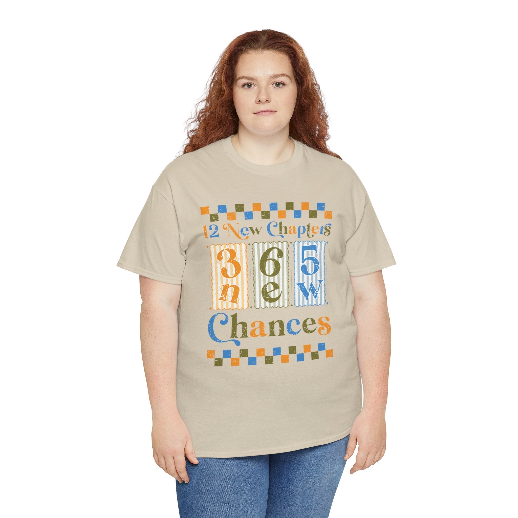 12 New Chapters 365 New Chances Vintage Tee — Fresh Start Inspirational Unisex Cotton Tee