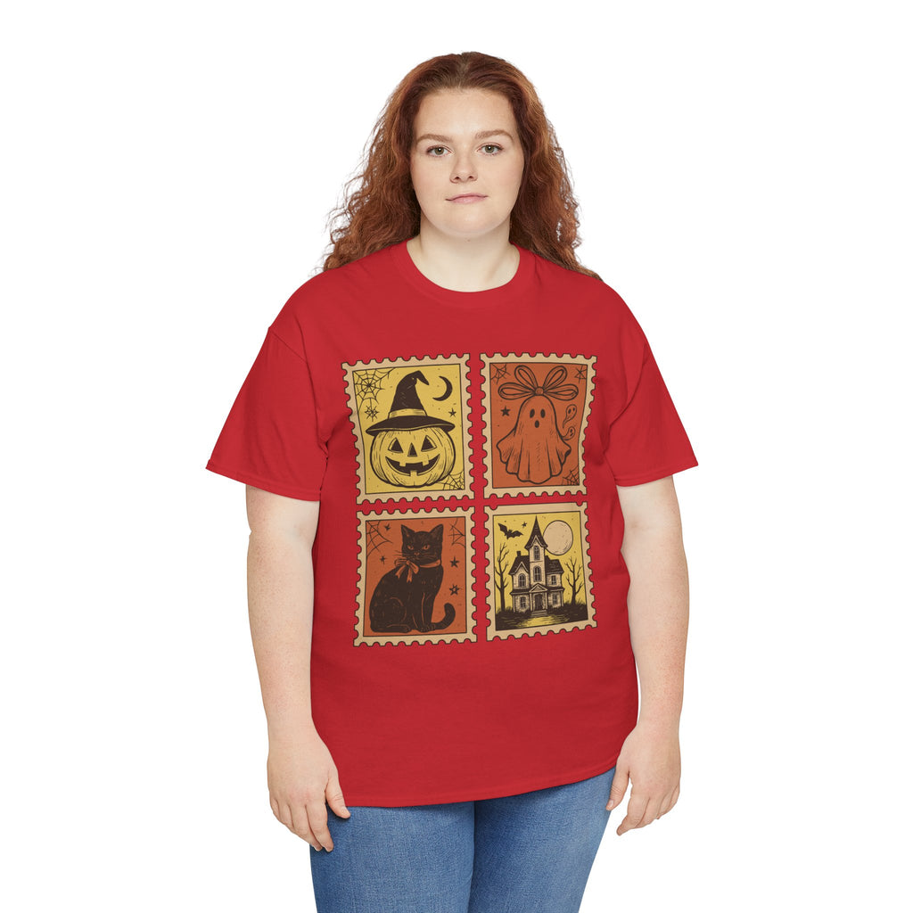 Halloween Stamp Collection Unisex Cotton Tee
