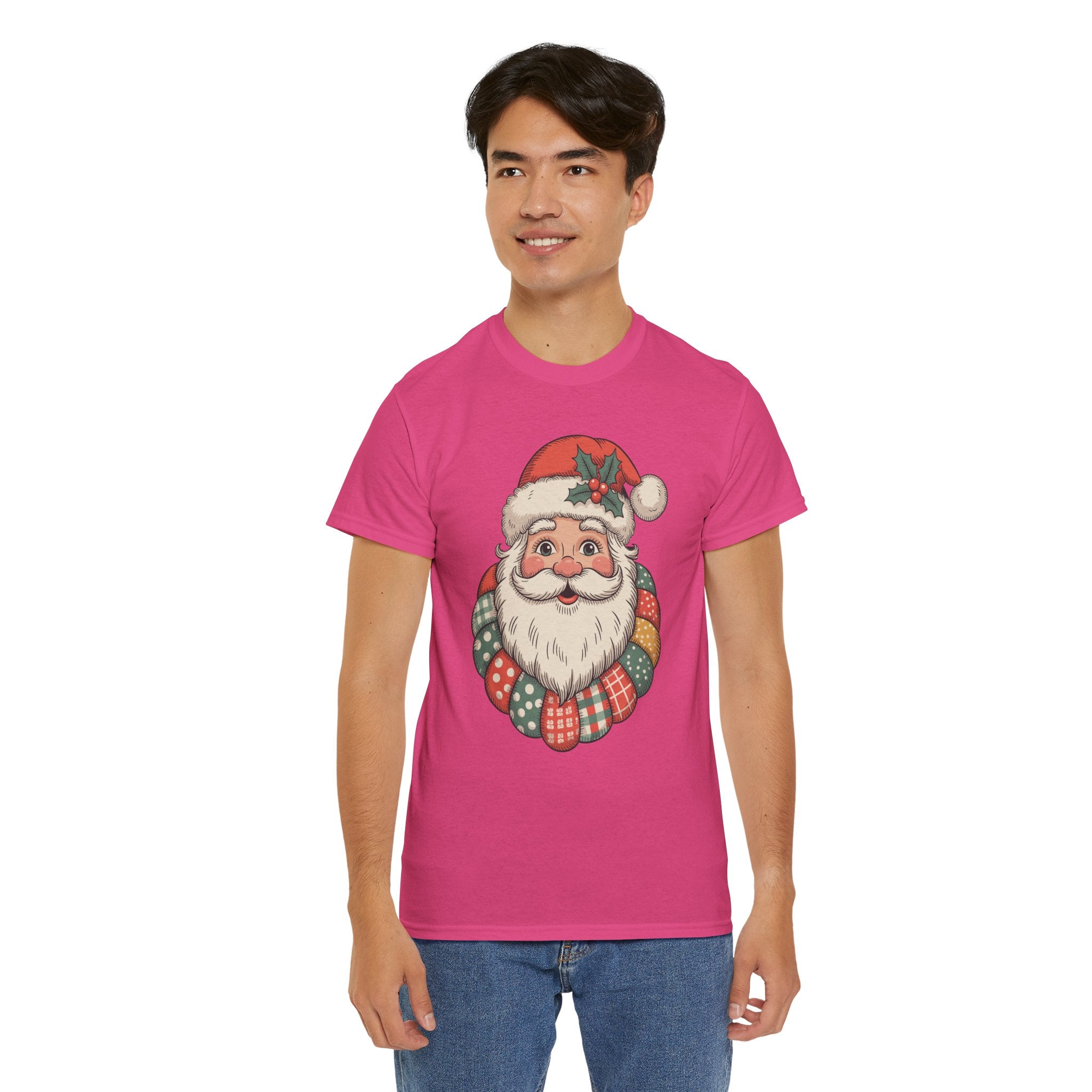 Vintage Santa Unisex Cotton Tee