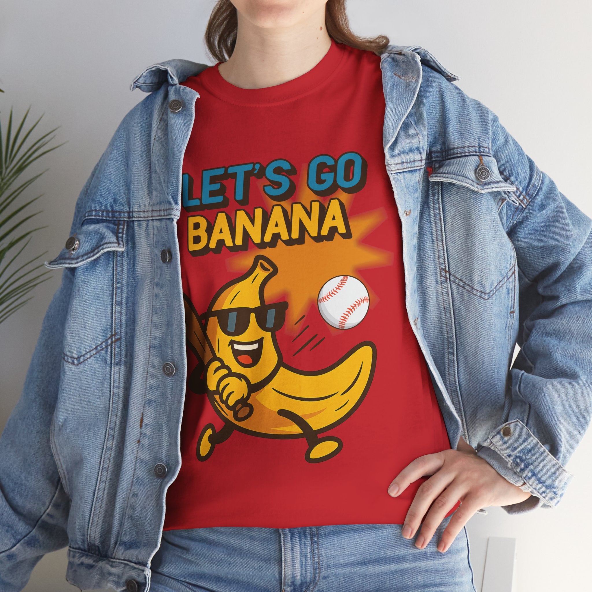 Baseball Banana Unisex Tee