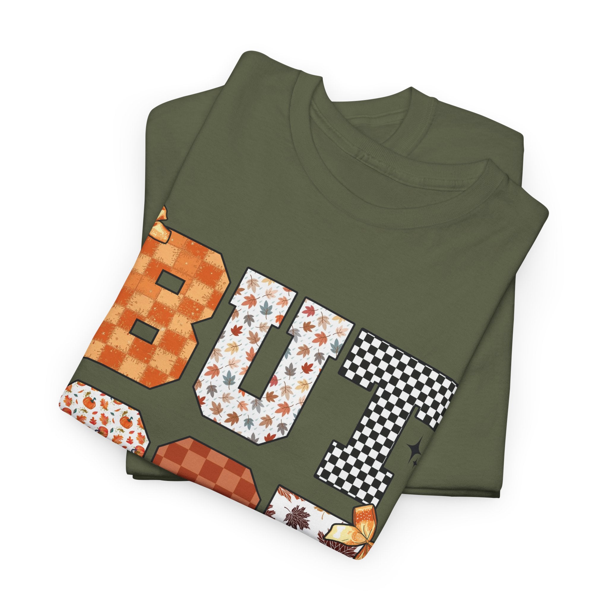 BUT GOD Fall Tee — “There was no way but God made the way”.Unisex Cotton Tee