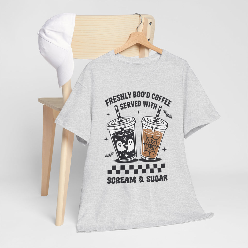 Halloween Iced Coffee Unisex Cotton Tee