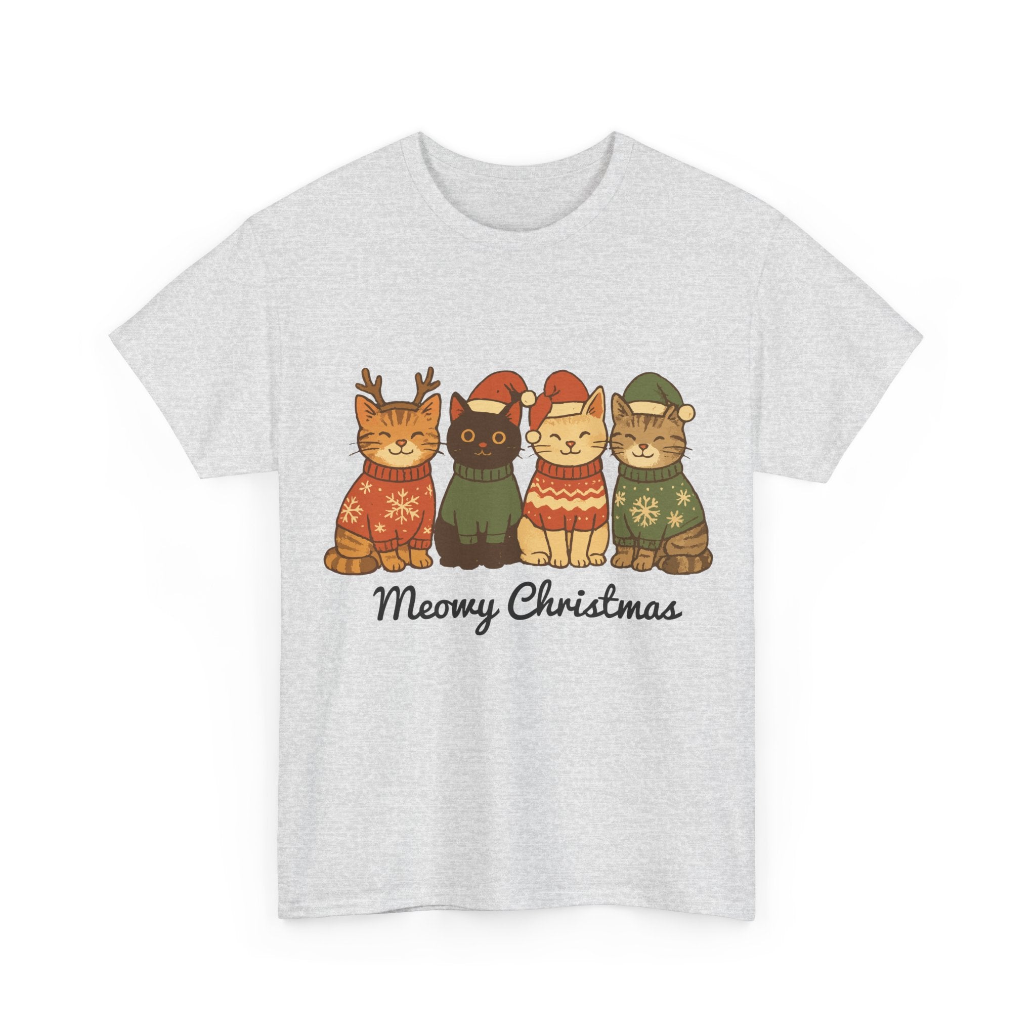 Christmas Cats Unisex Cotton Tee