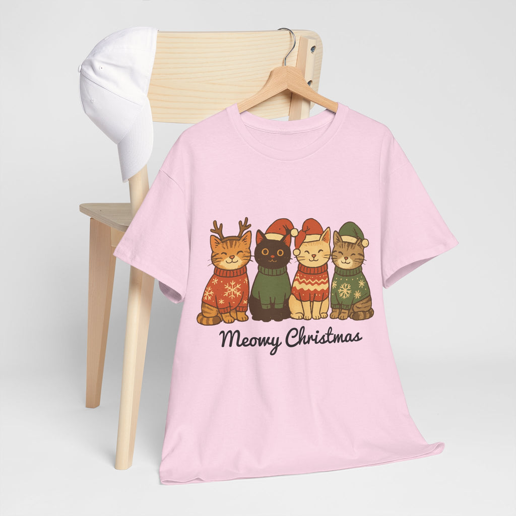 Christmas Cats Unisex Cotton Tee