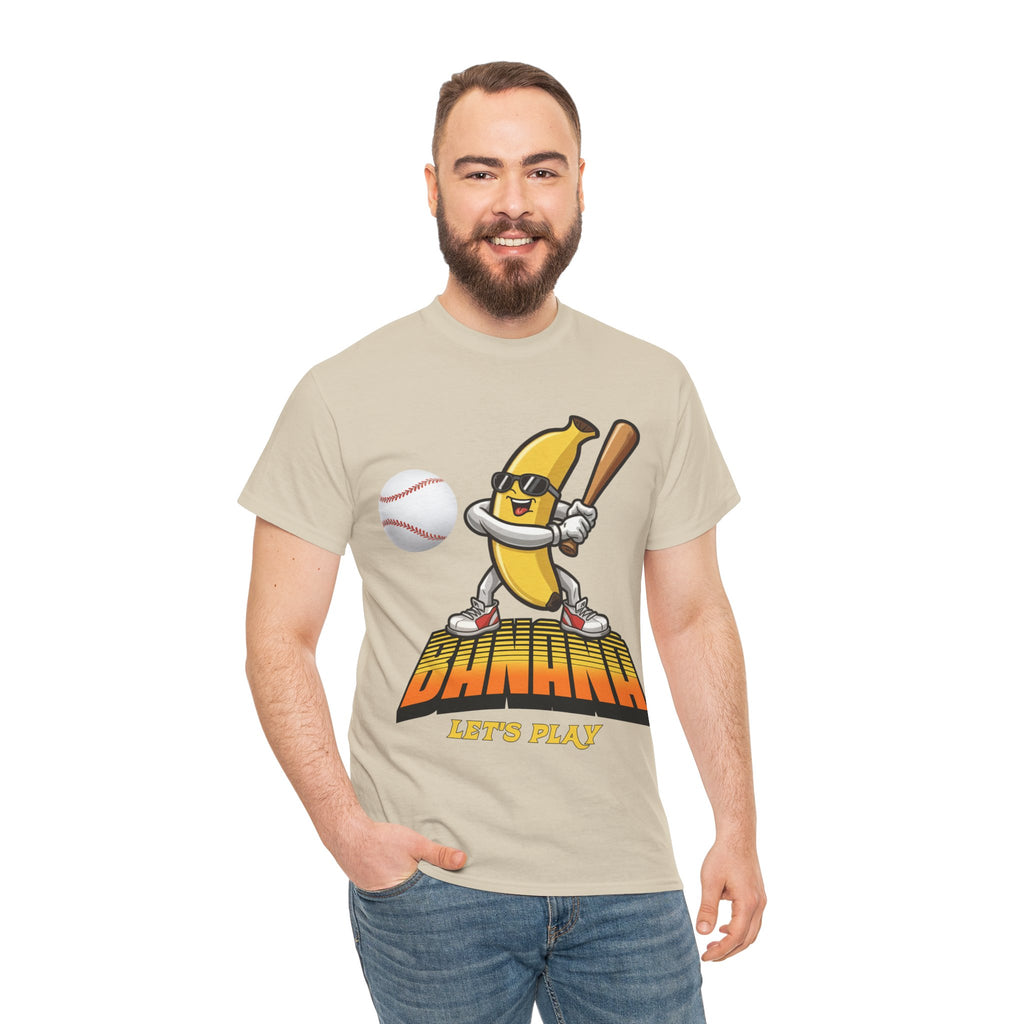 Banana Playing Baseball Tee