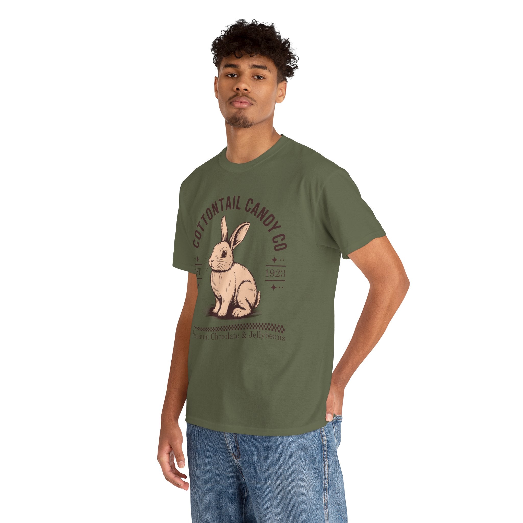 Cottontail Candy Co. Vintage Bunny Unisex Cotton Tee