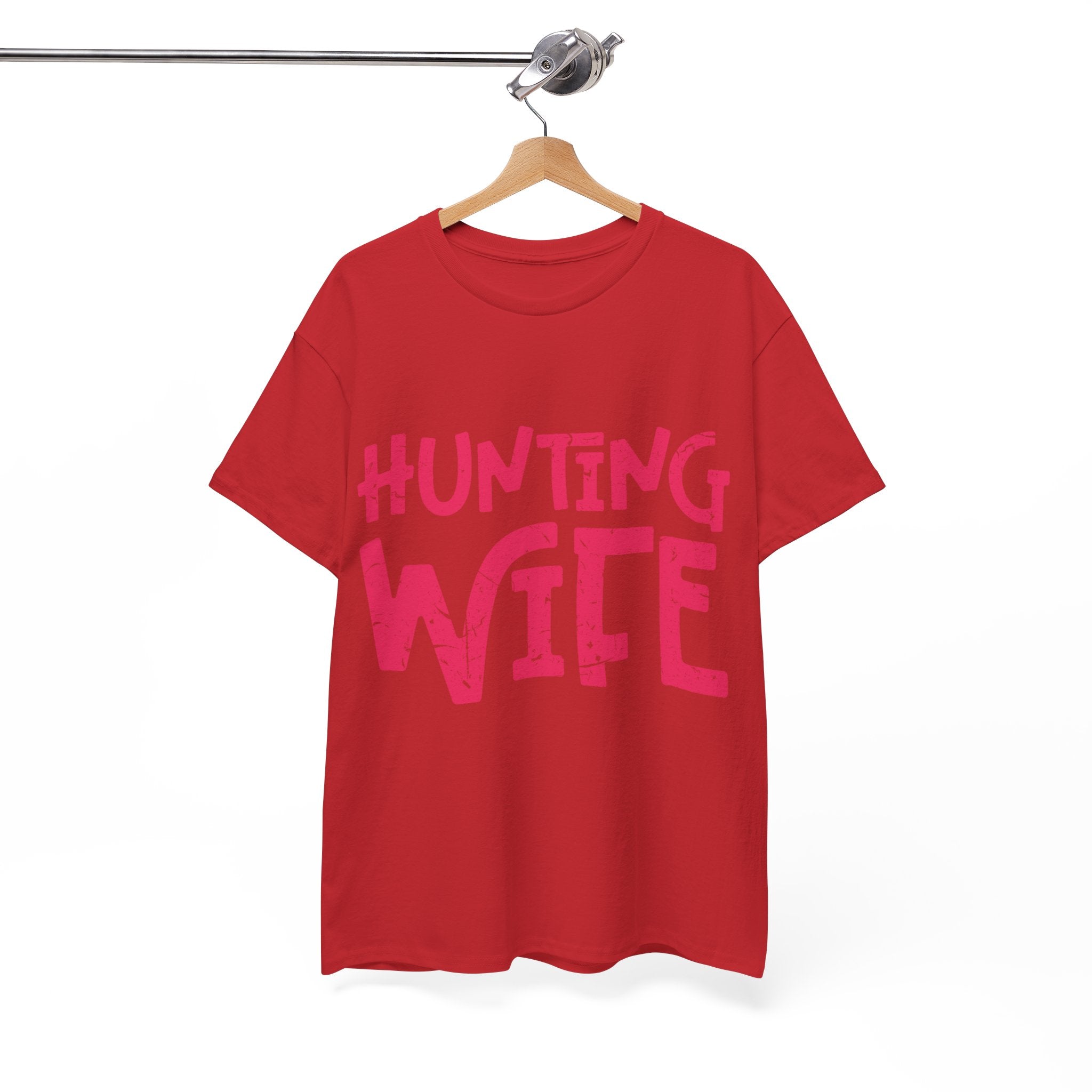 Hunting Season Vintage Badge T-Shirt — Rugged Orange Hunting Unisex Cotton Tee