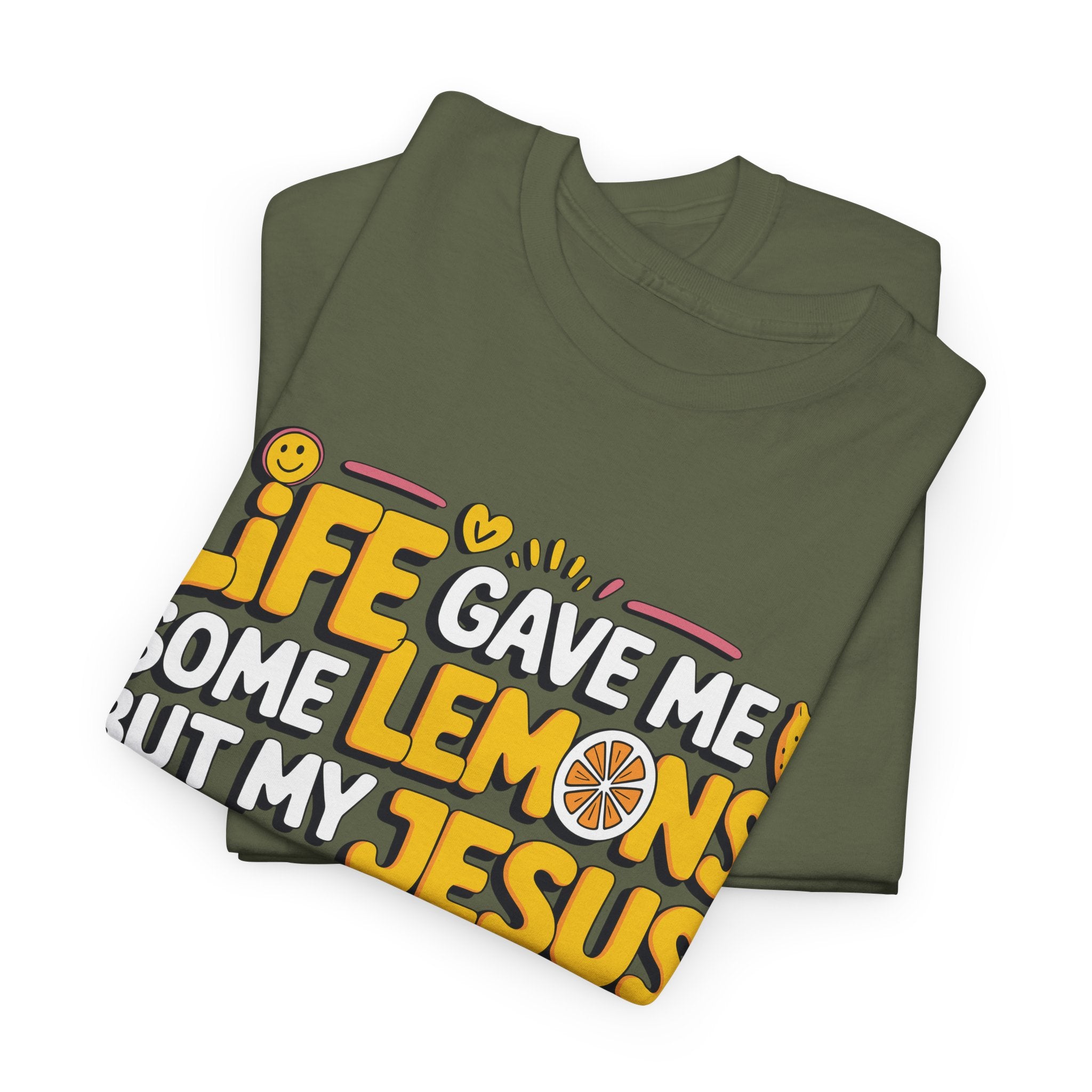 Christian Lemonade T-Shirt — “Life gave me some lemons but my Jesus he be makin’ lemonade”Unisex Cotton Tee
