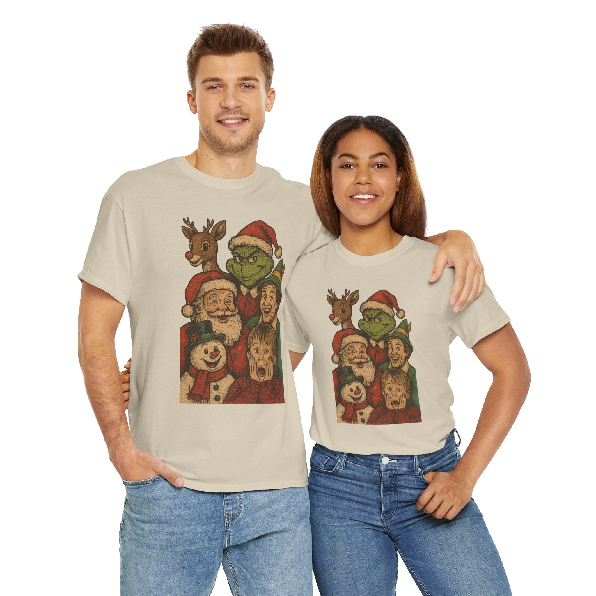 Christmas Icon Vintage Unisex Cotton Tee